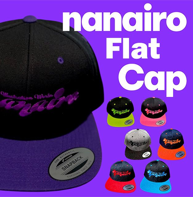 nanairo LOGO cap
